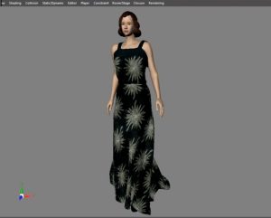 Animation. Evening gown. Helena Rubinstein C. 1930.Image Collection: Drexel Digital Museum. Object Collection: Fox Historic Costume Collection. 64.94.19. Gift of Mrs. Harry Stage.