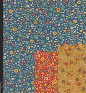 Marielle Bancou Segal colorways of printed textile design for The Villager 1960s full 2 Drexel Digital Museum