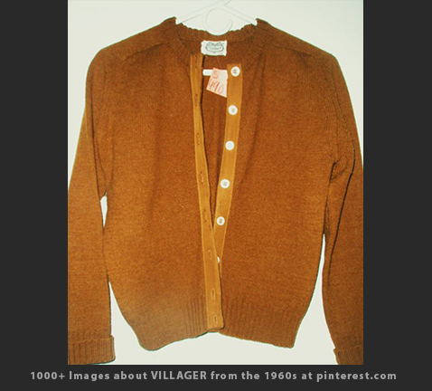 Max Raab Villager Shetland sweater 1950s Drexel Digital Museum